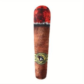 Plush Cigar Squeaky Dog Toys, Funny Cute Dog Gifts